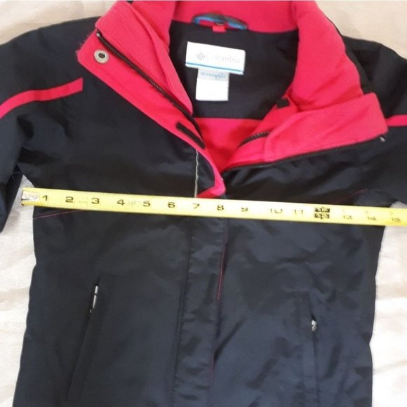 COLUMBIA | Girls Bugaboo Jacket Black Pink Size X Small - Picture 5 of 8